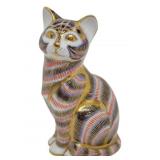 Royal Crown Derby Imari Cat Figurine