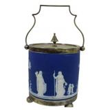 Vintage Wedgwood Biscuit Jar 7x5"