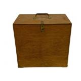 Wood Box w/ Contents - 11 x 7 x 10.5