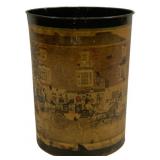 Metal Trash Can - 10 x 14 x 8