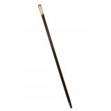 Wood With Carved Bone Cane - 35.5" Long
