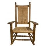 Woven Seat & Back Rocking Chair