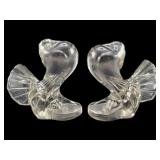 Pair Paden City Pouter Pigeon Bookends 6"