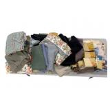 Assorted Material & Sewing Items