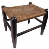Rush Top Footstool 12 x 14 x 11