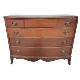 4-Drawer Bow Front Dresser - 36 x 46 x 21