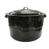 Enamelware Canning Pot w/ Rack - 10 x 18