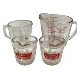 4 Measuring Cups - 4c, 2c, 1c