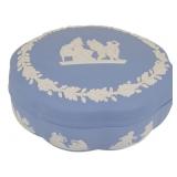 Vintage Wedgwood Jasperware Round Trinket Box