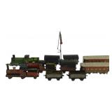 11 Vintage Small Tin Litho Trains