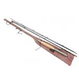 Bristol Steel Fishing Rod w/ storage bag