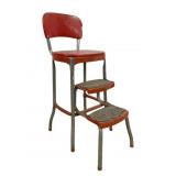 COSCO Red Vintage Kitchen Stool - 34 x 14 x 20