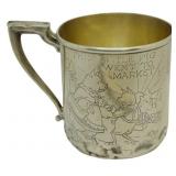 Webster Company Little Pig Sterling Silver Cup