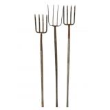 3 Pitchforks - 60", 66", 66" Long