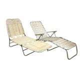2 Vintage Folding Lounge Chairs