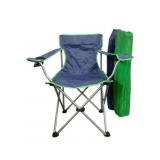 2 Folding Bag Chairs w/ cup holders - 35 x 33 x 20