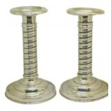 Pair Sterling Silver Candlesticks