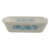 Glasbake Aqua Blue Dish - 10.5 x 5 x 3