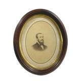 Oval Antique Framed Photo - 10 x 12