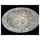 19th Century Chinese Monumental Rose Medallion Bow