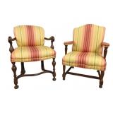 Pair of Vintage Upholstered Chairs