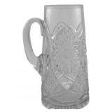 Pressed Glass Jug- 9.5" Tall