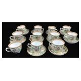 21 Rose Medallion China 21 Small Tea Cups &