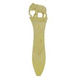 Carved Letter Opener w/ Elephant 3"