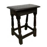 Antique Oak Joint Stool 23 x 19 x 11