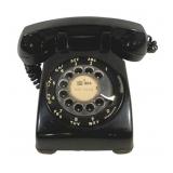 Western Electric Bell Rotary Phone - 9 x 9 x 6