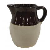 Antique Roseville Pottery Co Brown Pitcher