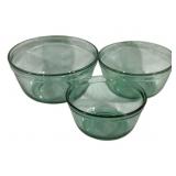 3 Anchor Hocking Mixing Bowl Set