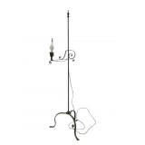 Vintage Iron Floor Lamp - 64" Tall