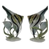 Pr Rosenthal Porcelain Scalare Angelfish Figures