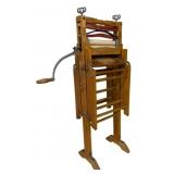 Lovell Mfg Co Vintage Standing Wringer & Rack