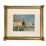 Watercolor Painting by Childe Hassam, 1882