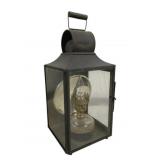 19th Century Vintage Tin Lantern - 20 x 8 x 8