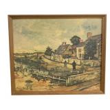 1922 Utrillo Art on Board - 21 x 25