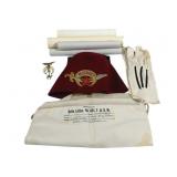 Vintage Kismet Shriners Fez Set