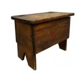 Vintage Shoe Shine Box 15 x 19 x 11