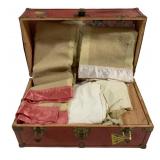 Vintage Doll Trunk w/ Contents 17 x 9.5 x 9