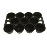 Griswold #10 Cast Iron Muffin Pan - 11 1/4 x 4 x 8