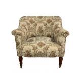 Vintage Arm Chair in Floral Upholstery