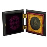 Daguerreotype of Elizabeth G. Eager with Case