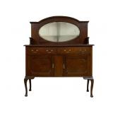Antique Edwardian Mirror Back Sideboard