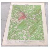 Lynchburg Quadrangle Map - 21 x 17