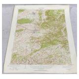 Blacksburg Quadrangle Map - 21 x 17