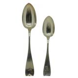 2 Harwood Brothers Coin Silver Spoons 1.76oz
