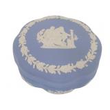 Vintage Wedgwood Jasperware Round Trinket Box