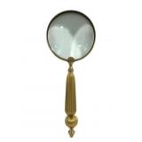 Vintage Brass Magnifying Glass - 16 x 6